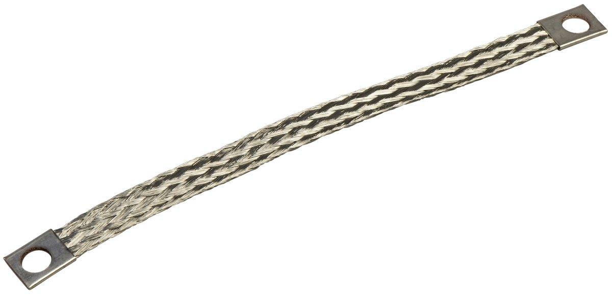 Erdungsband 10mm² Länge 150mm Ösenloch 6,4mm VPE: 10