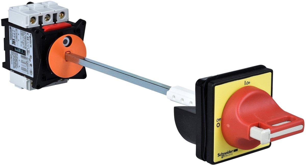 Not-Aus/Hauptschalter Zwischenbau 3p 690V 40A Griff rot abschließbar