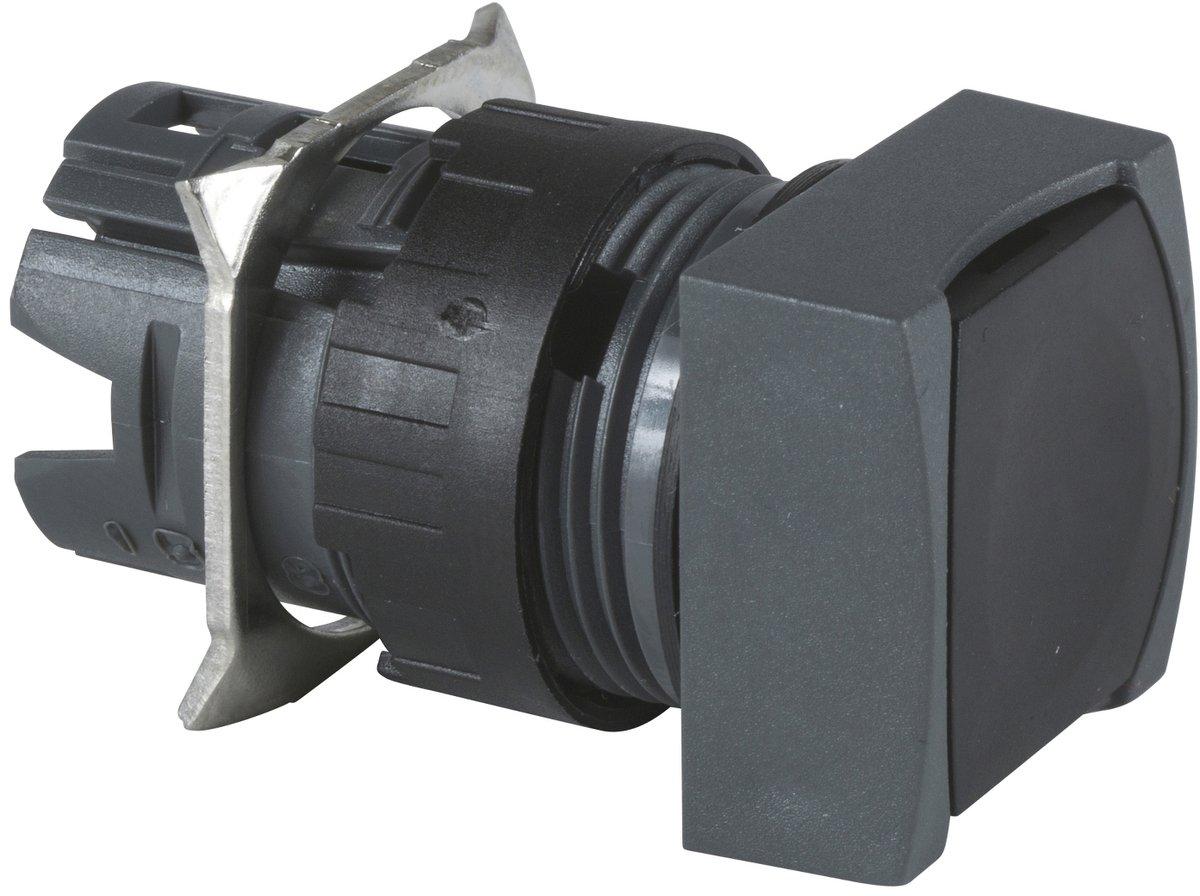 Frontelement für Drucktaster ZB6 tastend schwarz Ø 16mm