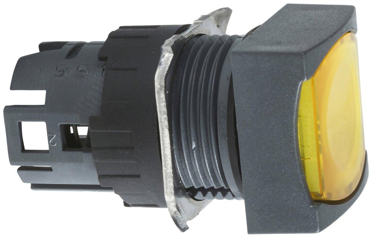 Frontelement für Leuchtdrucktaster ZB6 tastend gelb Ø 16mm