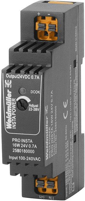 PRO INSTA 16W 24V 0.7A Hutschienen-Netzteil