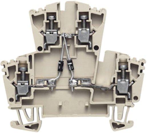 Bauelement-Reihenklemme Schraubanschluss 2.5 mm² 400V 10A