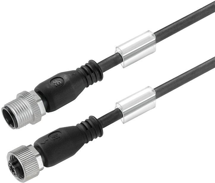 Sensor-Aktor-Leitung (konfektioniert) Verbindungsleitung M12/M12