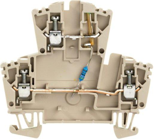 Mehrstock-Reihenklemme Schraubanschluss 2.5 mm² 24 V