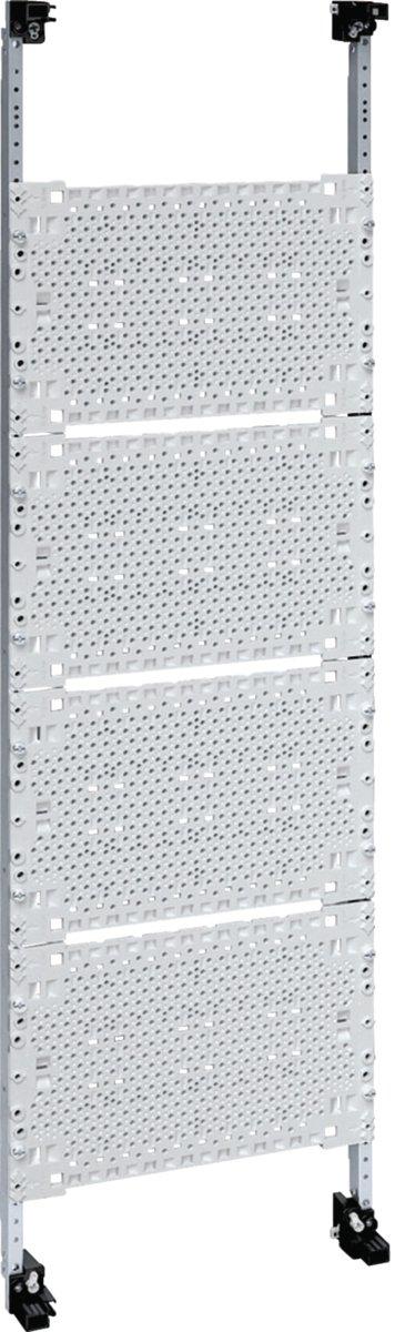 Traggerüst mit Kunststoff-Montageplatte für Multimedia-Anwendungen, 900x250mm