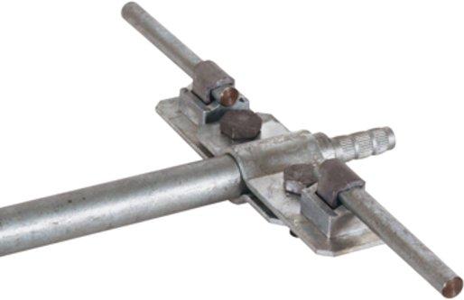 Anschlussschelle für Tiefenerder Ø 25 mm Rd./Fl. 7-10 mm St/tZn