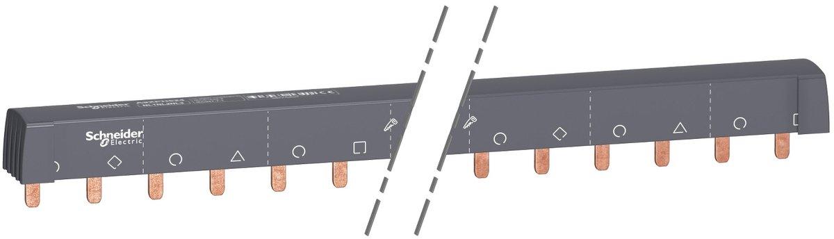 Phasenschiene Steg ablängbar 3p+N 24 TE 100A