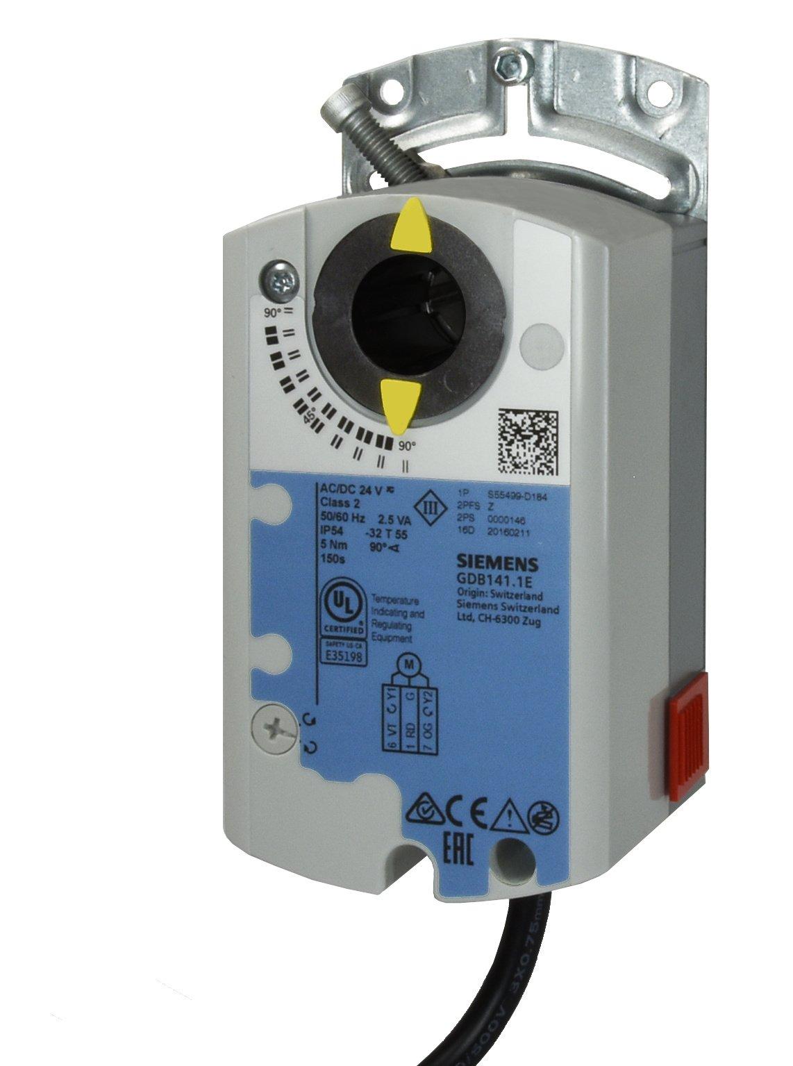 Luftklappen-Drehantrieb AC 230 V 2-Punkt/3-Punkt 5 Nm 150 s 2 Hilfsschalter