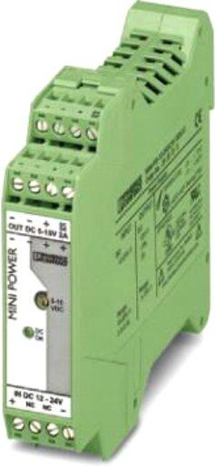DC/DC-Wandler Tragschienenmontage 1-phasig 5-15V DC 2A