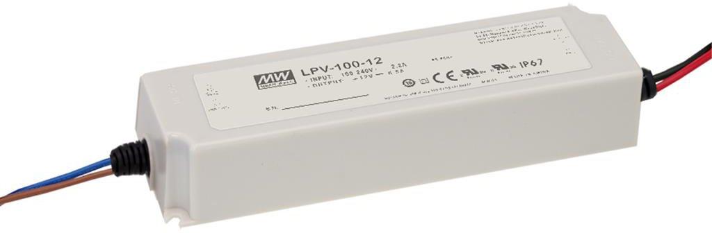 LED-Treiber, Ausgang 12V / 8.5A, 102W IP67