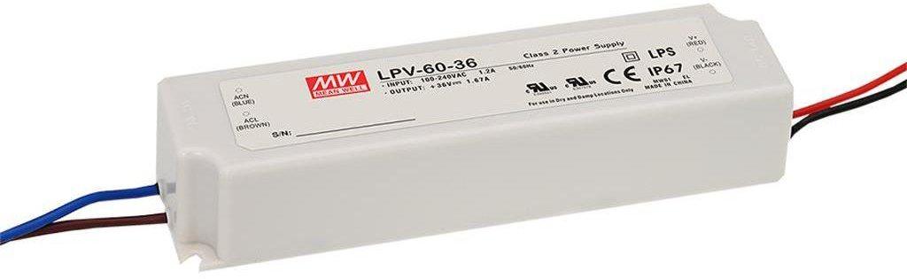 LED-Treiber, Ausgang 12V / 5A, 60W IP67