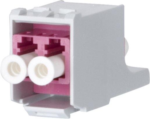 OpDAT modul LC-Duplex OM4 (Keramik erikaviolett) MM
