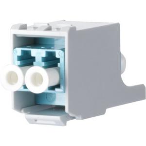 OpDAT modul LC-Duplex OM3 (Keramik aqua) MM