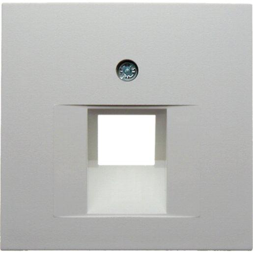 Zentralstück für UAE-Steckdose S.1/B.3/B.7 Glas polarweiß