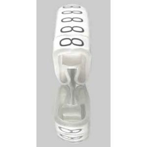 CableLine Kabelmarkierungssystem 1 - 3 mm / 3 x 3,4 mm gelb Ziffer 8