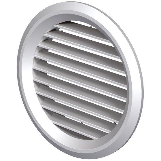 Lüftungsgitter rund DM 125 mm UV-beständig