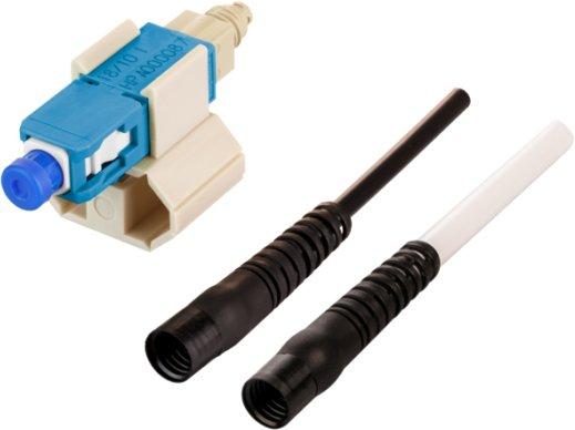 OpDAT FAST Hybrid Steckerbausatz SC UPC OS2 10 Stück für Kabel Ø 2,0 + 3,0 mm