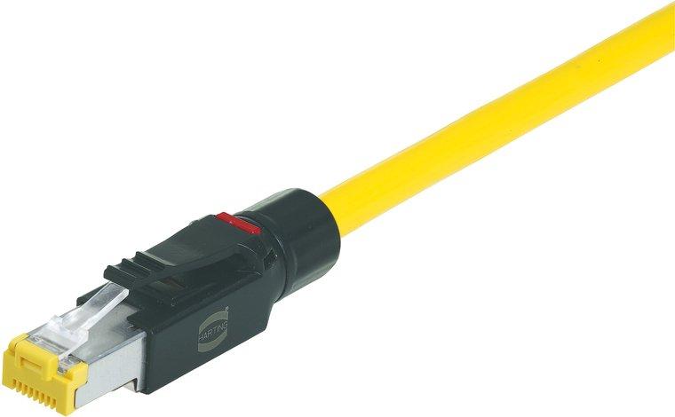 Steckverbinder RJI 10G RJ45 Cat6 8-polig gerade IDC-Schneidklemmanschluss