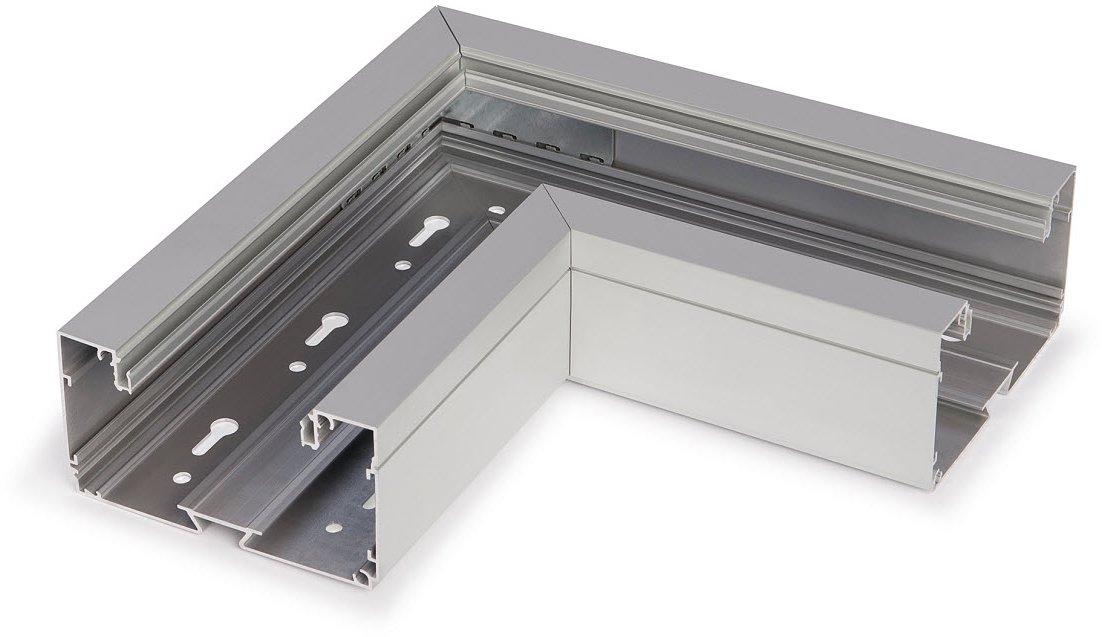 Brüstungskanal Aluminium SIGNA Style Flachwinkel innen 70 x 130