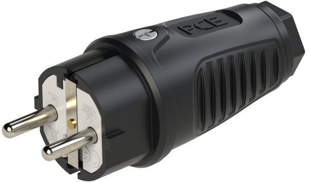 Taurus2 Gummistecker schwarz 16A IP54