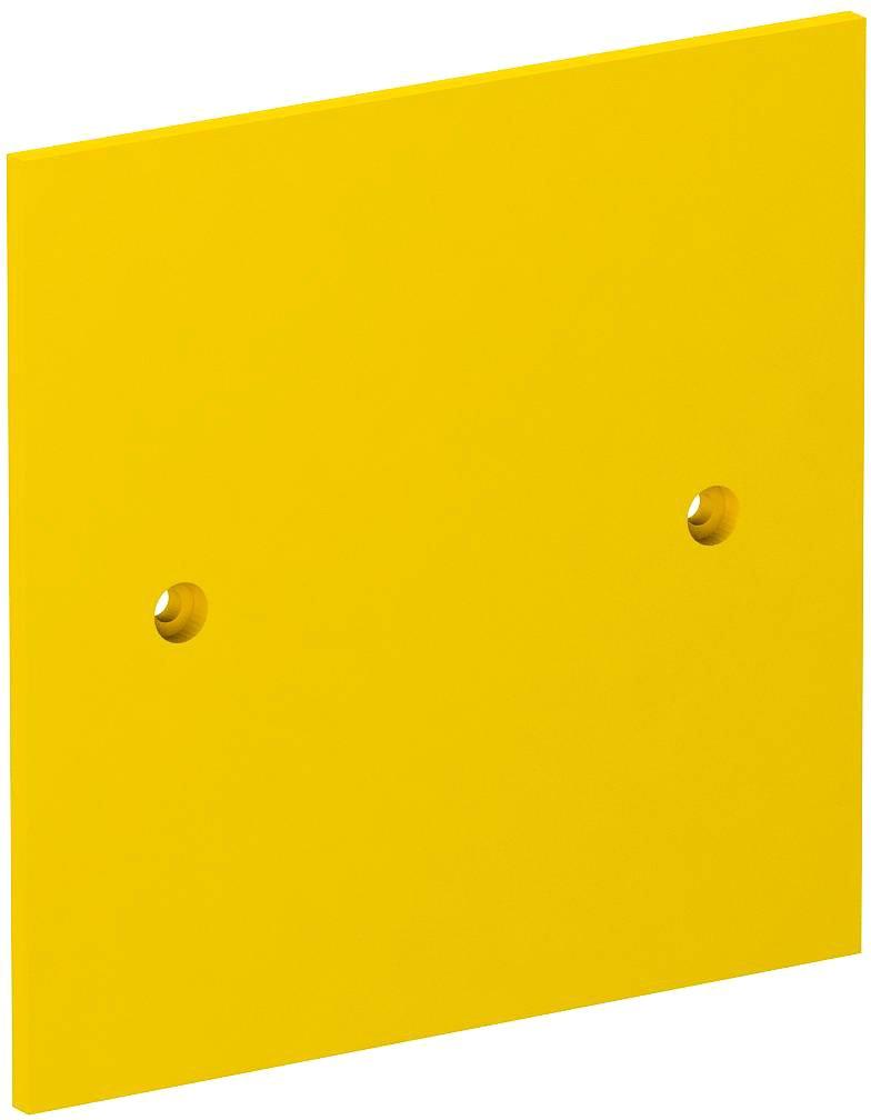 Abdeckplatte blind 95x95mm PA rapsgelb 1021