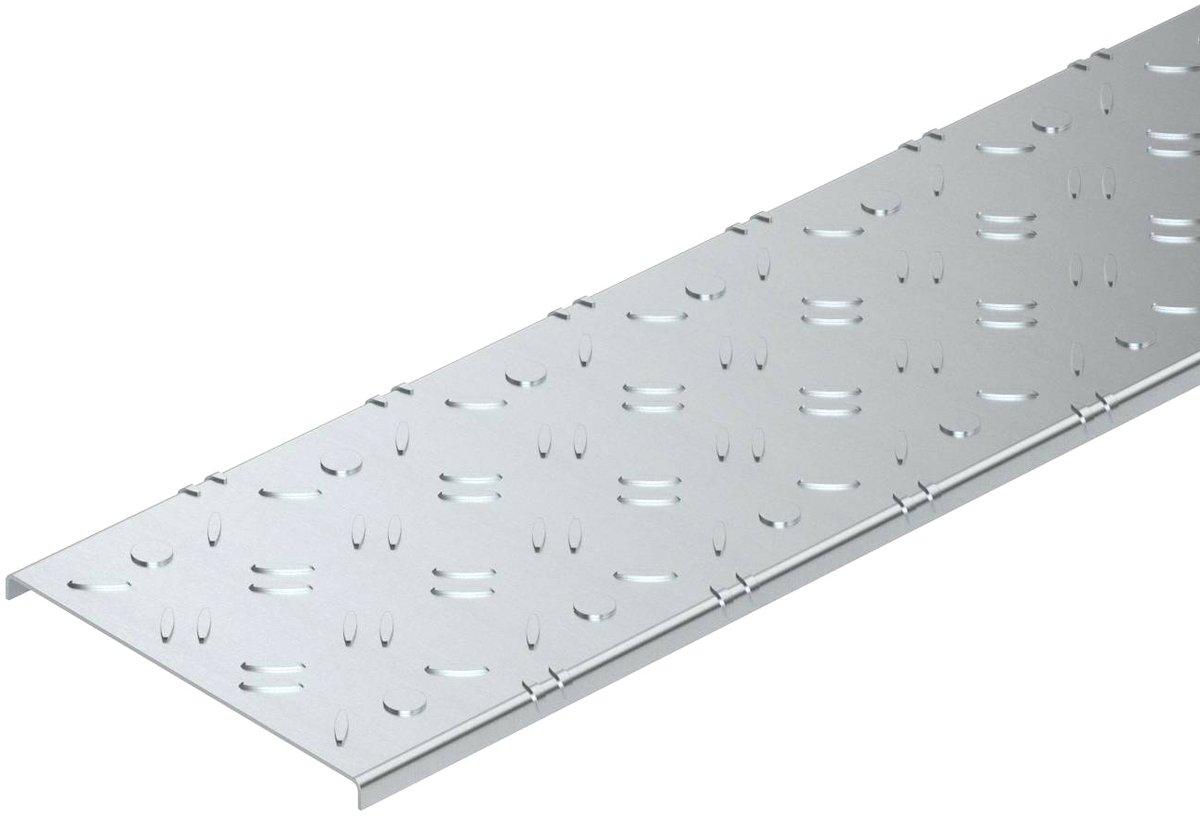 Riffelblechdeckel für begehbare Kabelrinnen 100x3000 St bandverzinkt