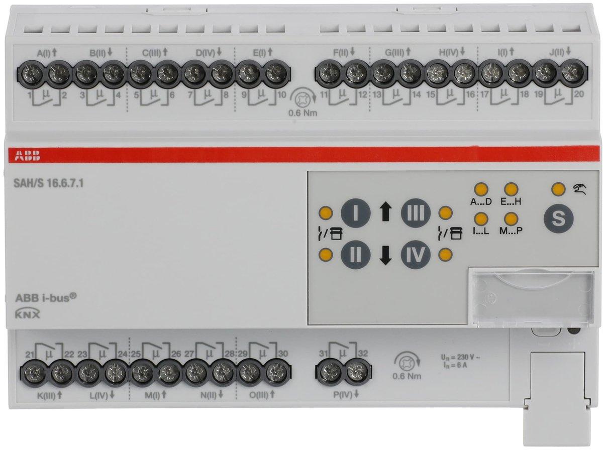 i-bus KNX Combi 8/4-fach Schalt- und Jalousieaktor 16/8-fach für 6A