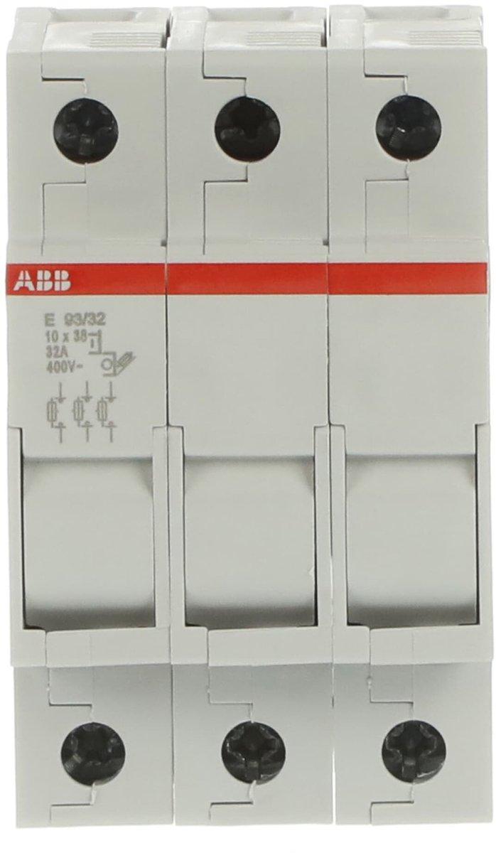 Sicherungs-Trennschalter 3Pol 32A für Sicherungseinsatz 10,3 x 38mm AC-22