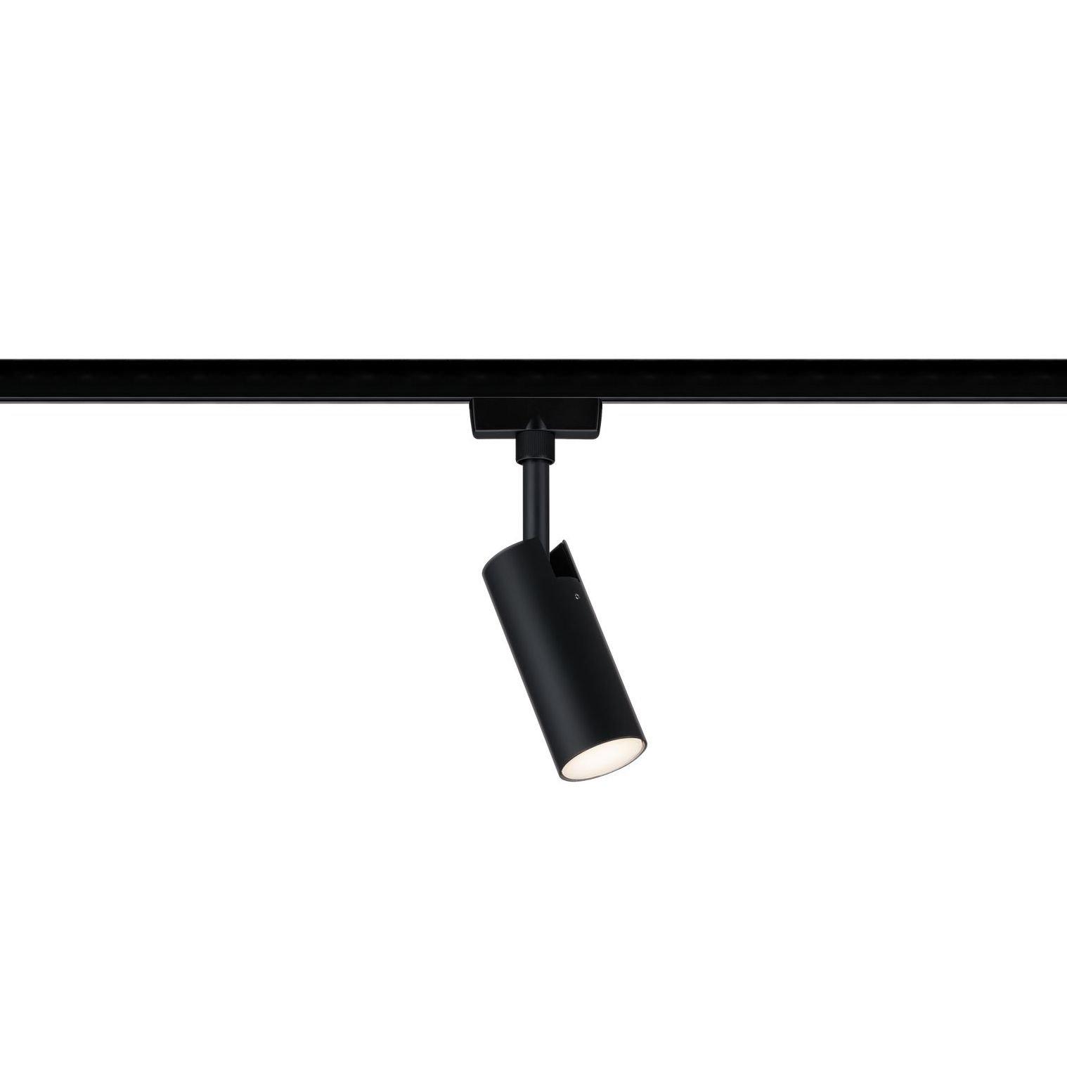 URail Spot Tubo 1x5W Schwarz matt Metall Kunststoff 3000K non-dim