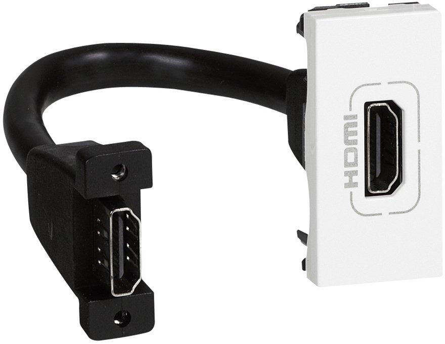 MSC HDMI-DOSE+KABEL 1M WEISS