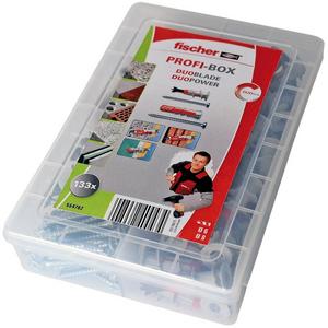 Meisterbox Duoblade/Duopower Dübel & Schrauben 133-tlg.