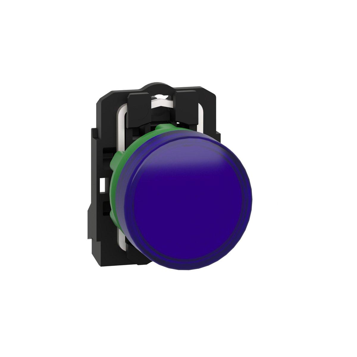 Leuchtmelder Harmony XB5 Kunststoff blau 22mm universelle LED glatte Kalotte