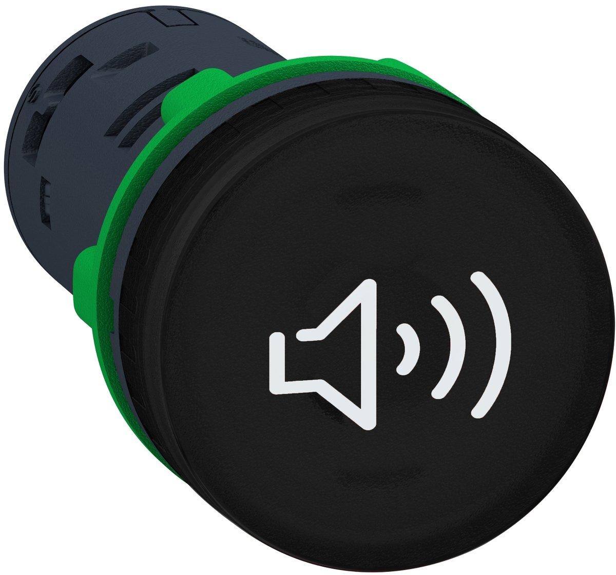 Buzzer Summer Harmony XB5 Kunststoff unbeleuchtet schwarz 22mm 90dB 120V AC