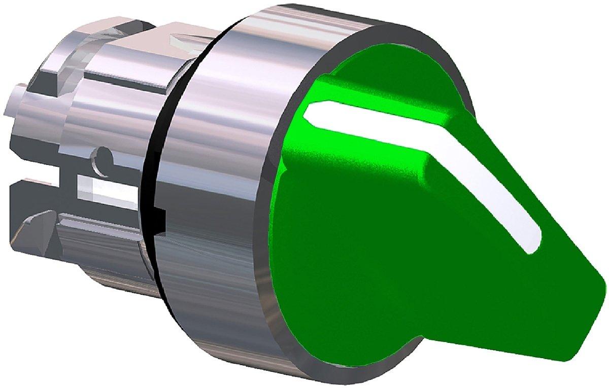 Frontelement grün für Wahlschalter 22mm DM 2 Stellungen rastend