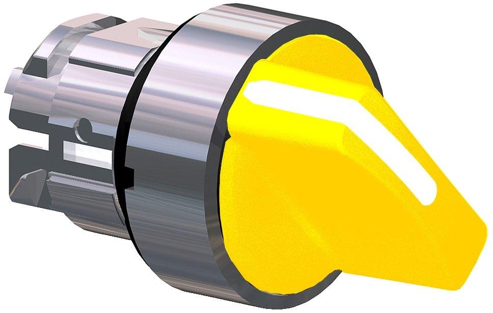 Frontelement gelb für Wahlschalter 22mm DM 2 Stellungen rastend