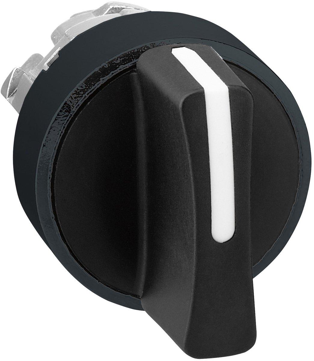 Frontelement Wahlschalter 3 Stellungen 22mm DM schwarz