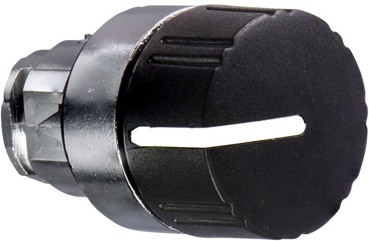 Frontelement schwarz für Wahlschalter 22mm DM 3 Stellungen ohne Rastung