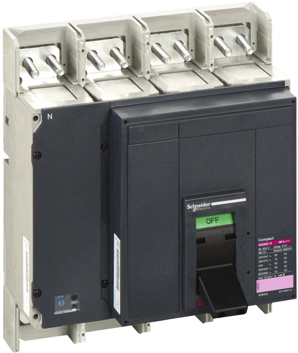 Compact NS800L 4-polig 800A max. Ausschaltvermögen 150kA