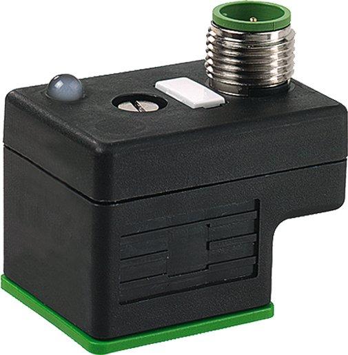 Adapter M12 Stecker auf MSUD Ventilstecker BF A 18mm