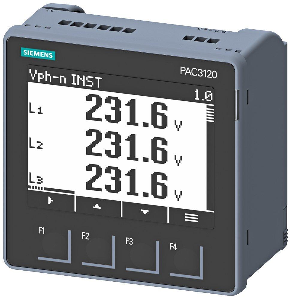 SENTRON PAC3120 LCD Schalttafeleinbaugerät Modbus RTU mit grafischem Display
