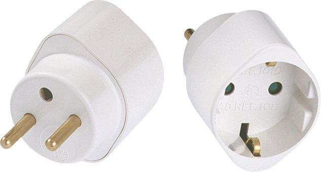 Reisestecker UTE in weiß