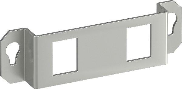 Montageträger für GE2F mit 2 x Lochbild Typ C V2A 1.4301