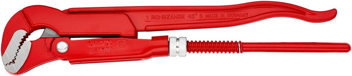 Rohrzange S-Maul rot pulverbeschichtet 320 mm