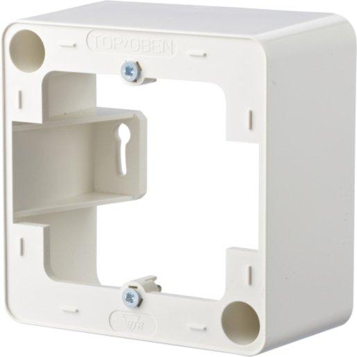 Aufputzrahmen 85 x 85 x 43 mm - 1fach reinweiß