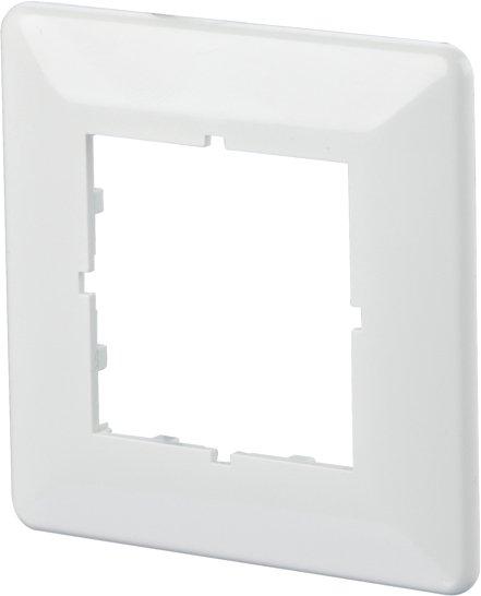 Abdeckplatte 80 x 80 mm reinweiß E-DAT C6