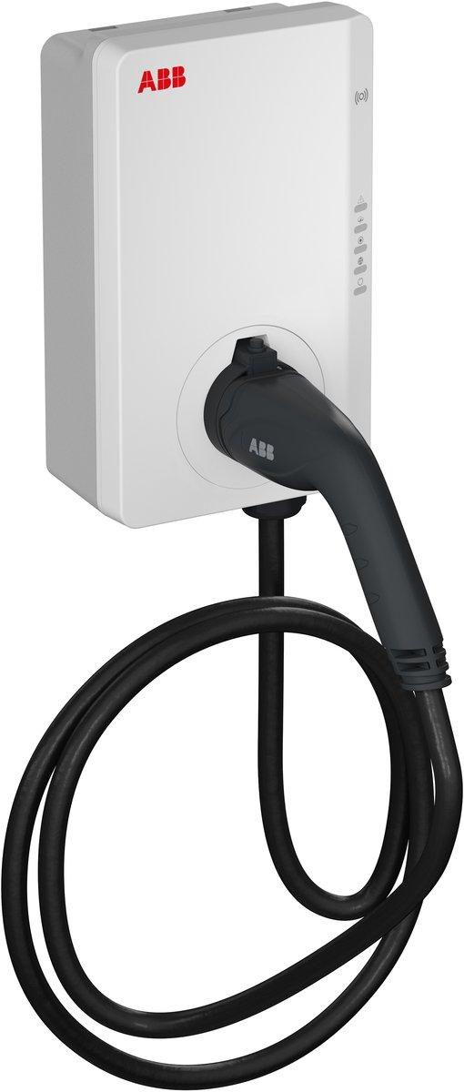 Terra AC Wallbox Ladekabel 5m Typ 2 - 11 kW / 16 A / 3ph inkl. RFID-Lesegerät