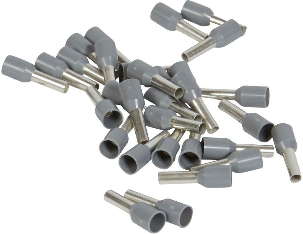 Aderendhülsen Starfix f. Leiterquerschnitt 2,5 mm² grau isoliert lose