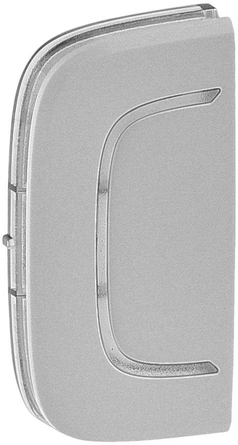 Wippe MyHome 1-modulig ohne Symbol Valena Allure Aluminium
