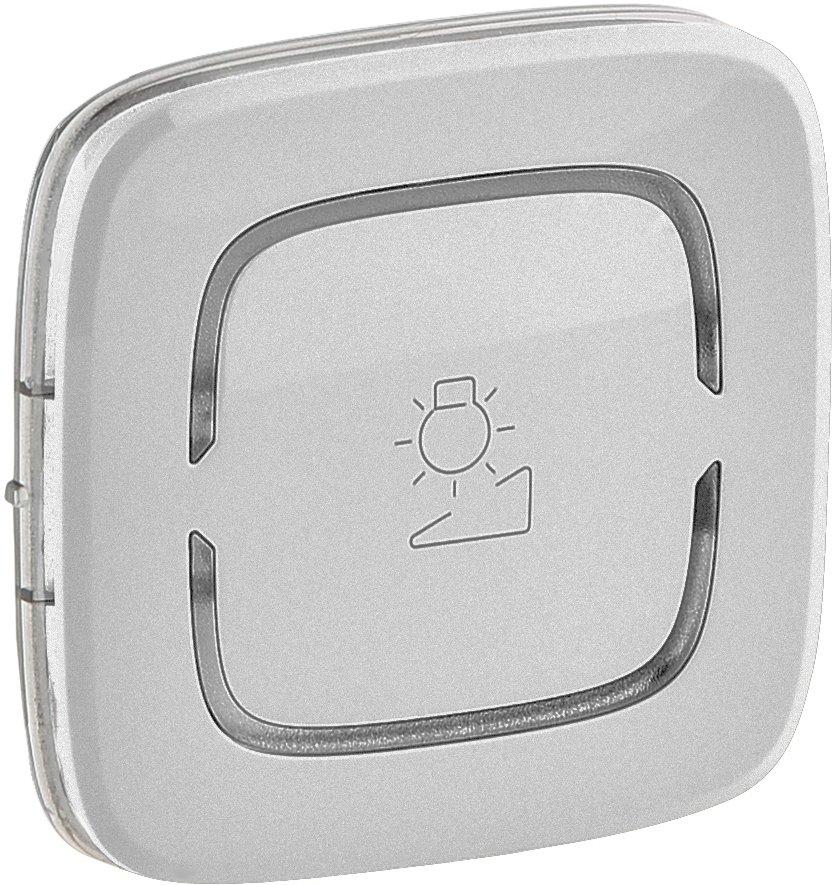 Wippe MyHome 2-modulig mit Symbol Lichtregulierung Valena Allure Aluminium