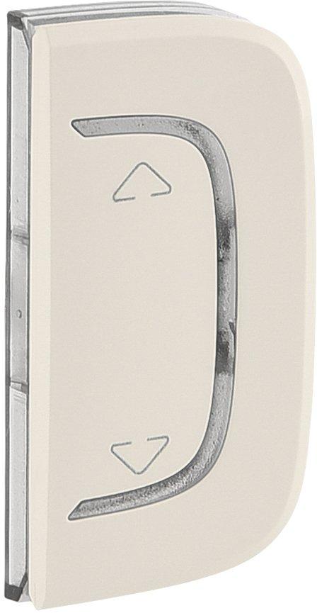 Wippe MyHome 1-modulig mit Symbol Auf-Ab Valena Allure Mandelweiß